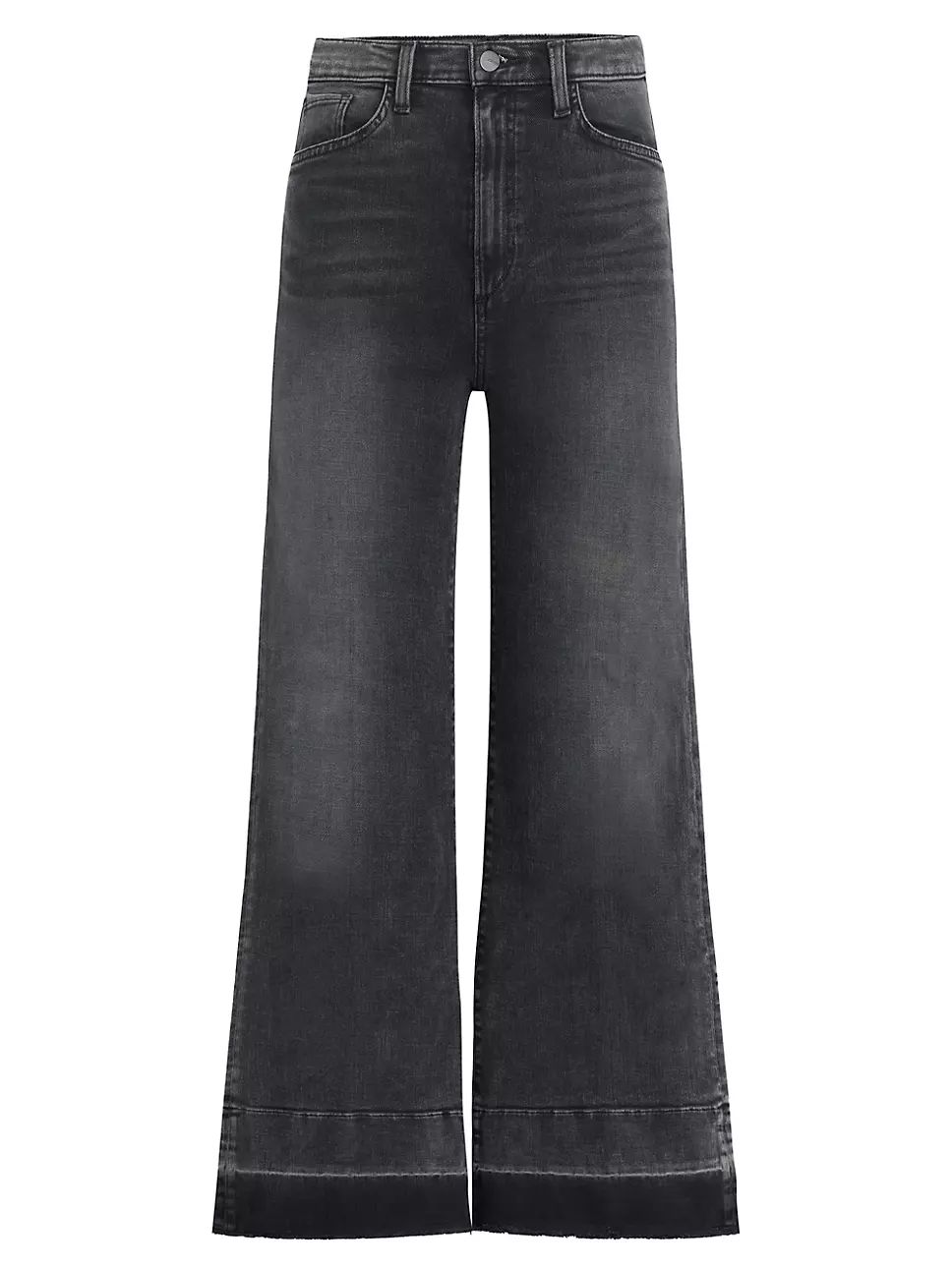 Mia High-Rise Faded Wide-Leg Jeans | Saks Fifth Avenue