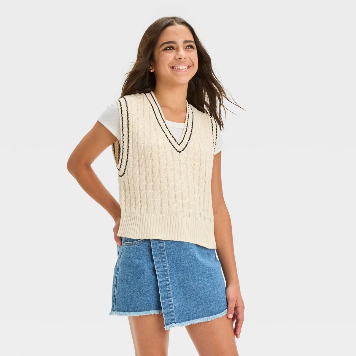 Girls' Sweater Vest - art class™ | Target