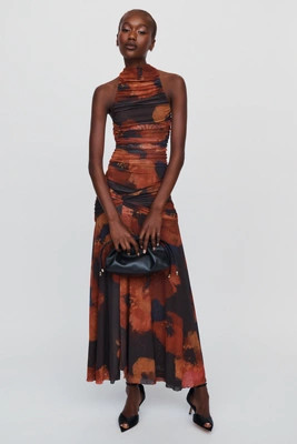 Bardot Natalya Sleeveless Mesh Maxi Dress | Anthropologie (US)