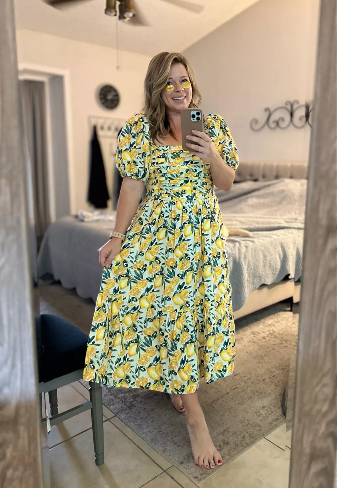 lemon dresses Emerson Midi Dress High low hem Lemon Yellow Lace And Beading