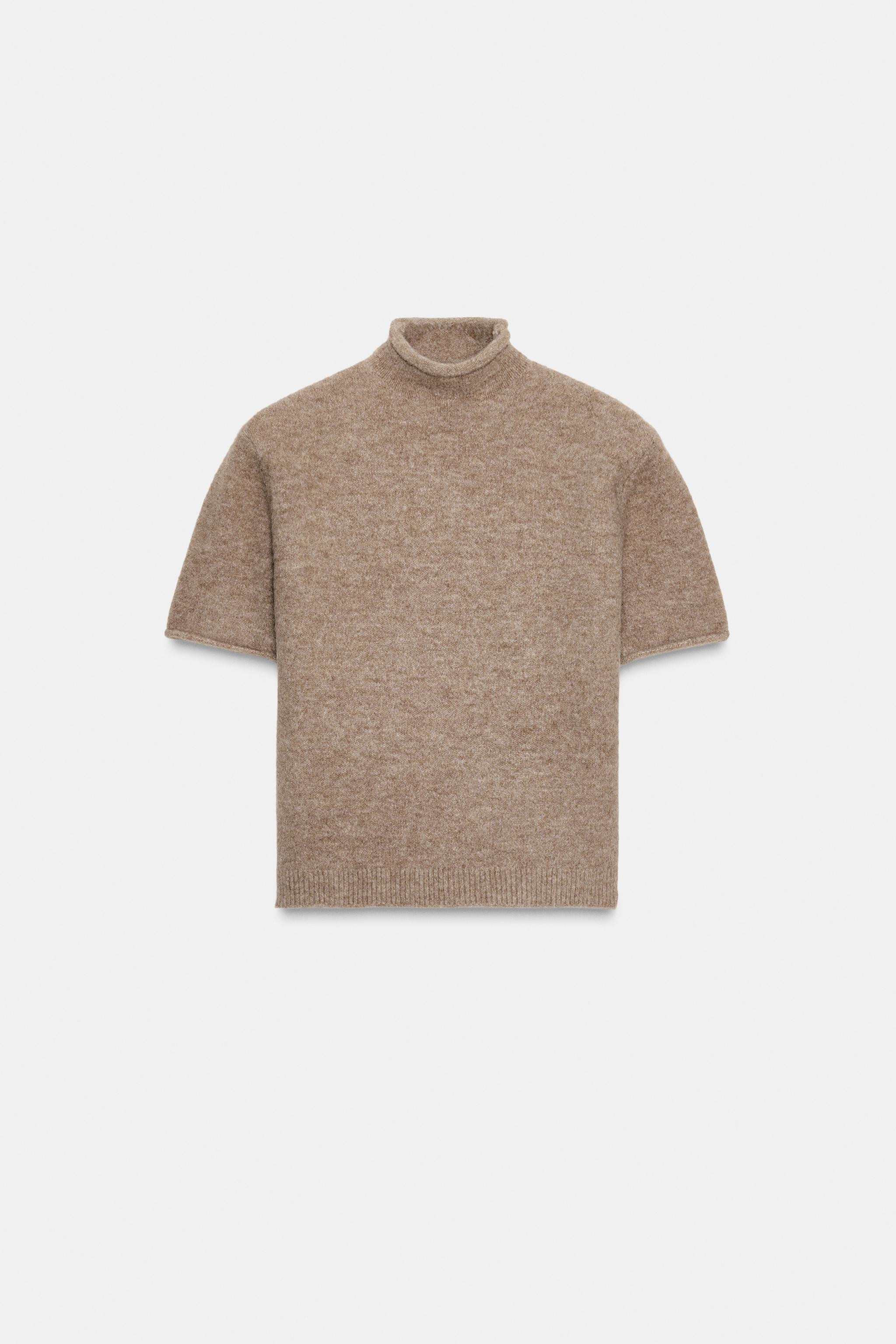 SOFT KNIT SHORT SLEEVE JUMPER | Zara UK