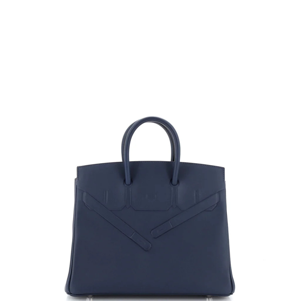 Shadow Birkin Bag Bleu Saphir Swift 25 | Rebag