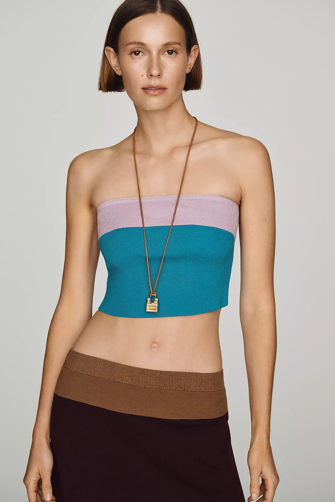 Maeve Knit Crop Tube Top | Anthropologie (US)