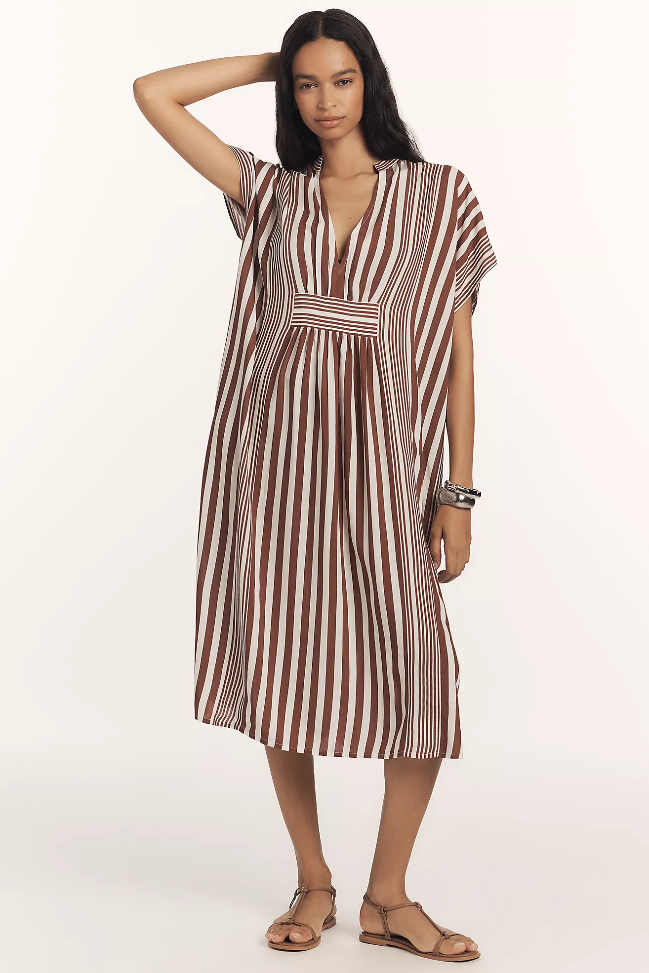 Conditions Apply Striped Kaftan | Anthropologie (US)