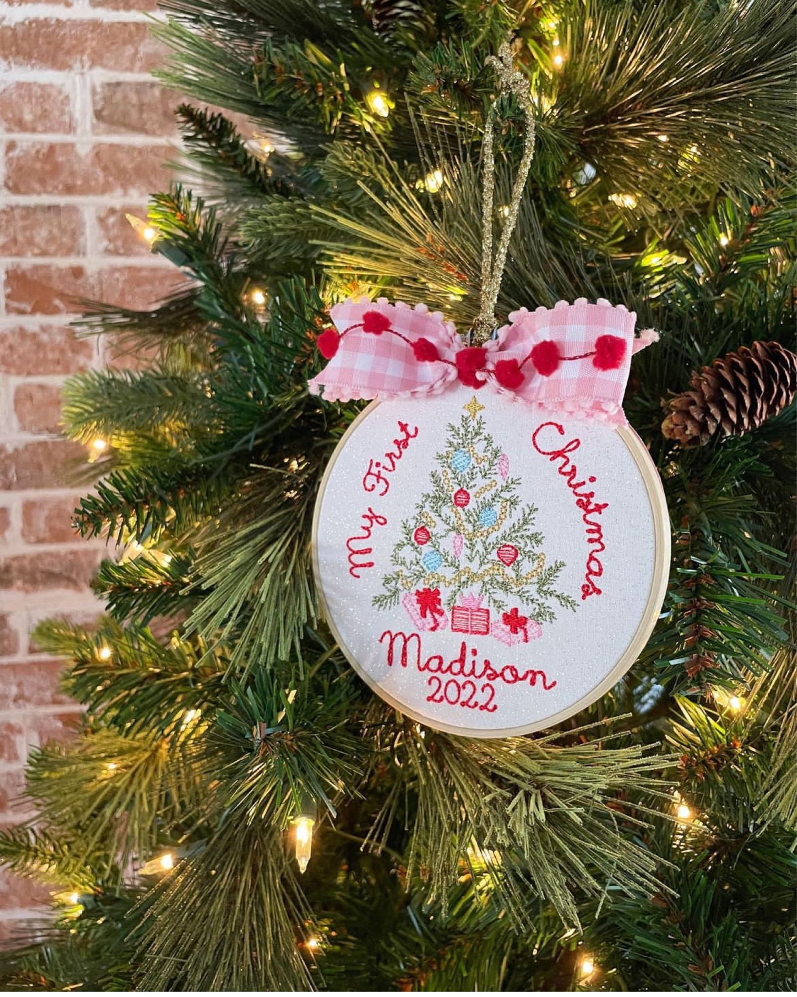 Handmade Christmas ornament! 

#LTKSeasonal #LTKBaby #LTKFindsUnder50