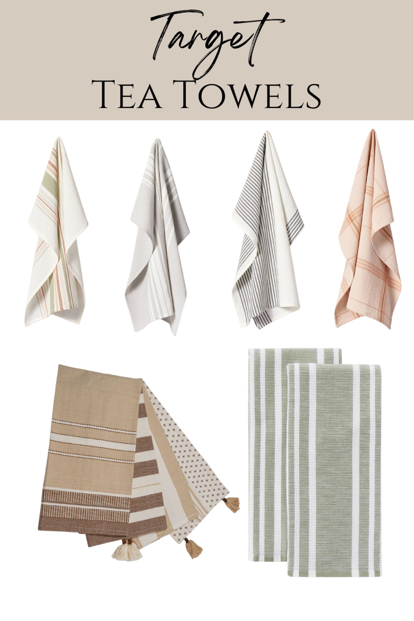 Cute Target Tea Towels! 

#target
#targethome

#LTKhome
