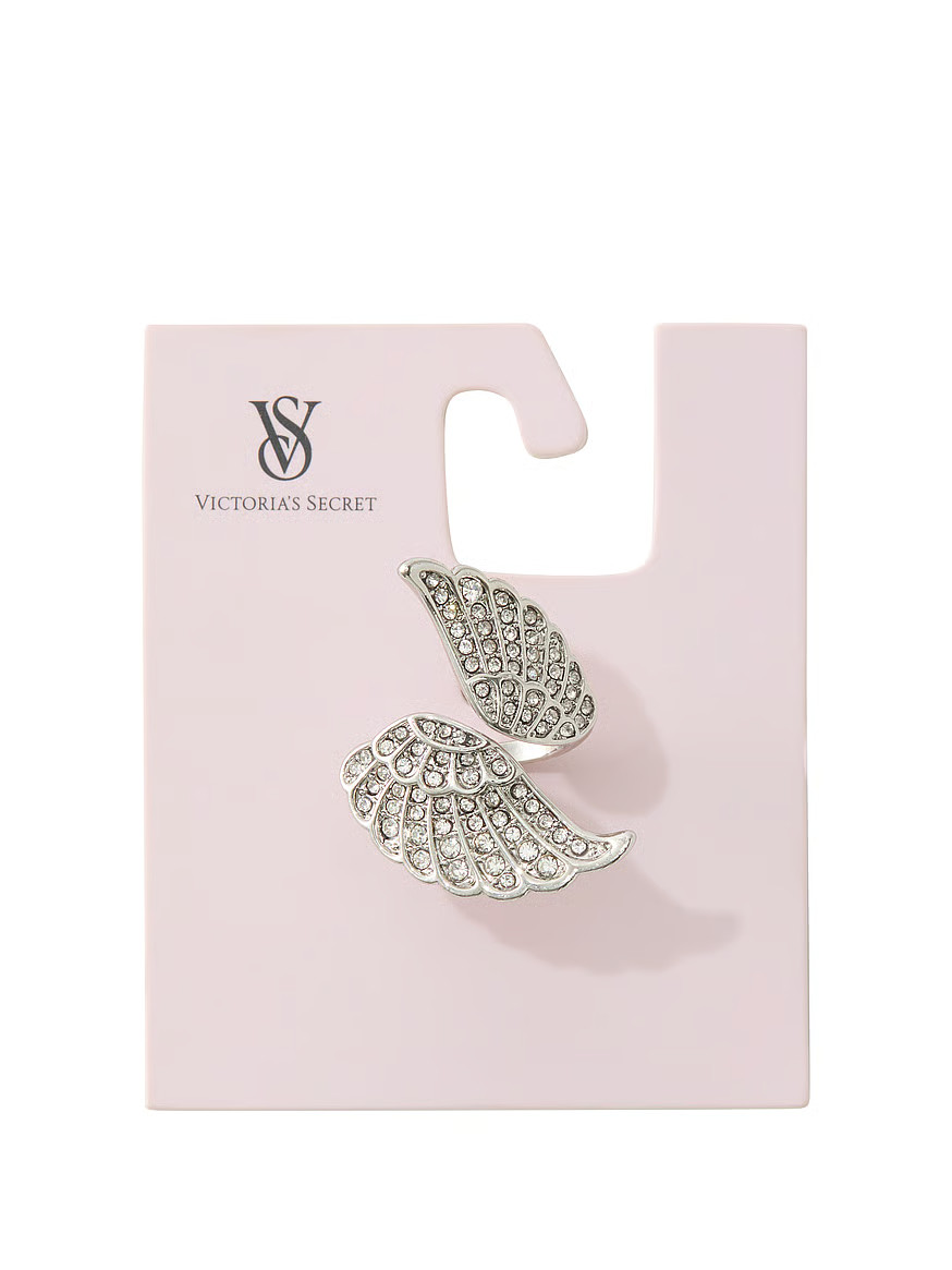 Buy Crystal Wings Ring, Silver - Order W RINGS online - Victoria's Secret US | Victoria's Secret (US / CA )