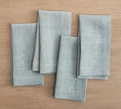 Mason Oversized Linen Napkins - Set of 4 | Pottery Barn (US)