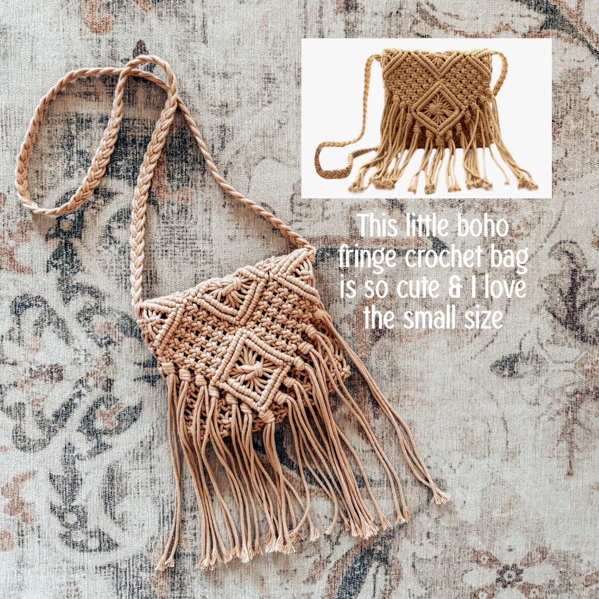 This fringe boho bag was the perfect little tote for sunglasses, lipstick, and all your cards/cash  

#LTKTravel #LTKFindsUnder50 #LTKStyleTip