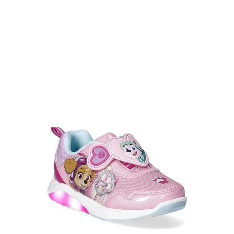 Paw Patrol Toddler Girls Skye and Everest Light Up Sneakers with On/Off Button | Walmart (US)