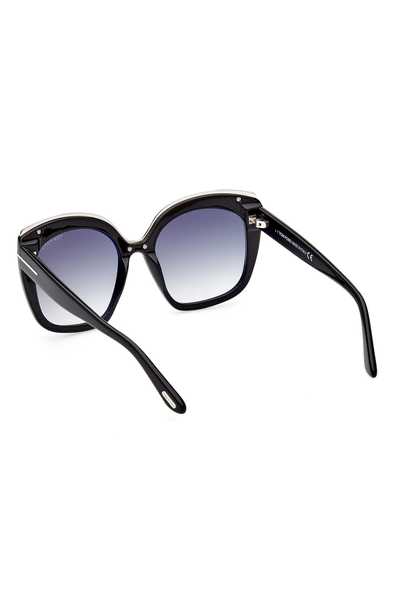Tom Ford Chantalle 55mm Gradient Butterfly Sunglasses | Nordstrom | Nordstrom