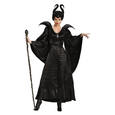Women's Black Maleficent Christening Costume - Large 12-14 | Target