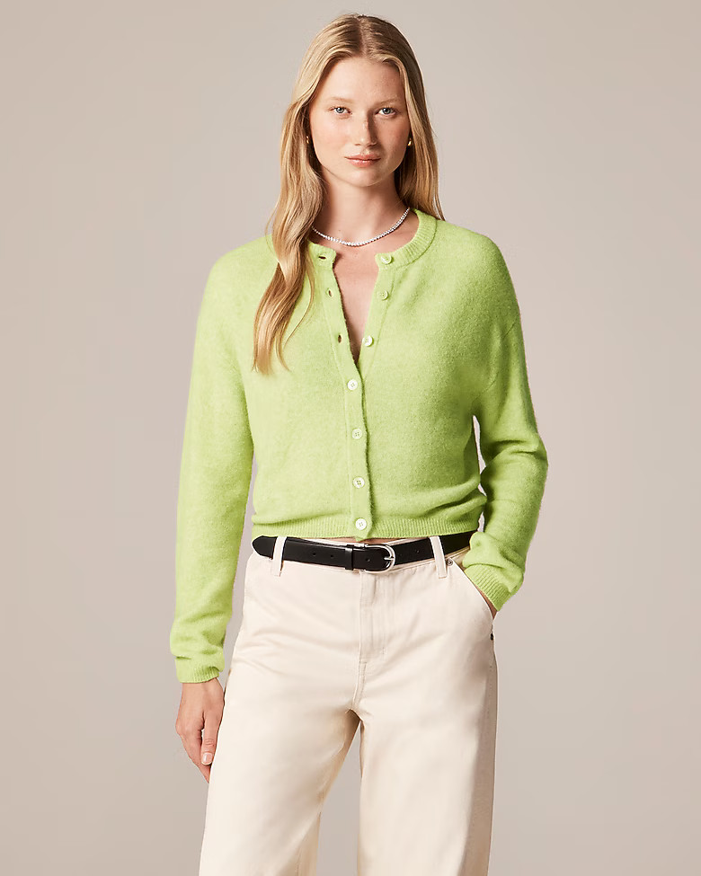 Supersoft bubble-hem cardigan | J. Crew US