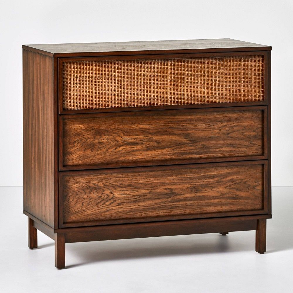 Wood & Cane Transitional Dresser Brown - Hearth & Hand with Magnolia | Target