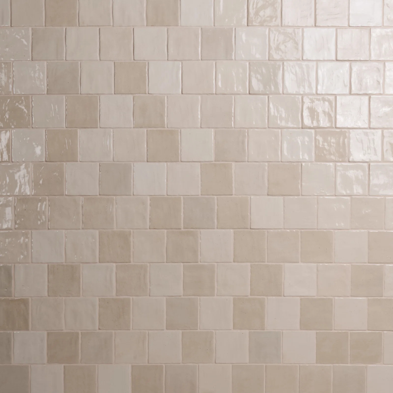 Karma 4" x 4" Glazed Ceramic Wall Tile (5.38 Sq. Ft. / Case) | Joss & Main