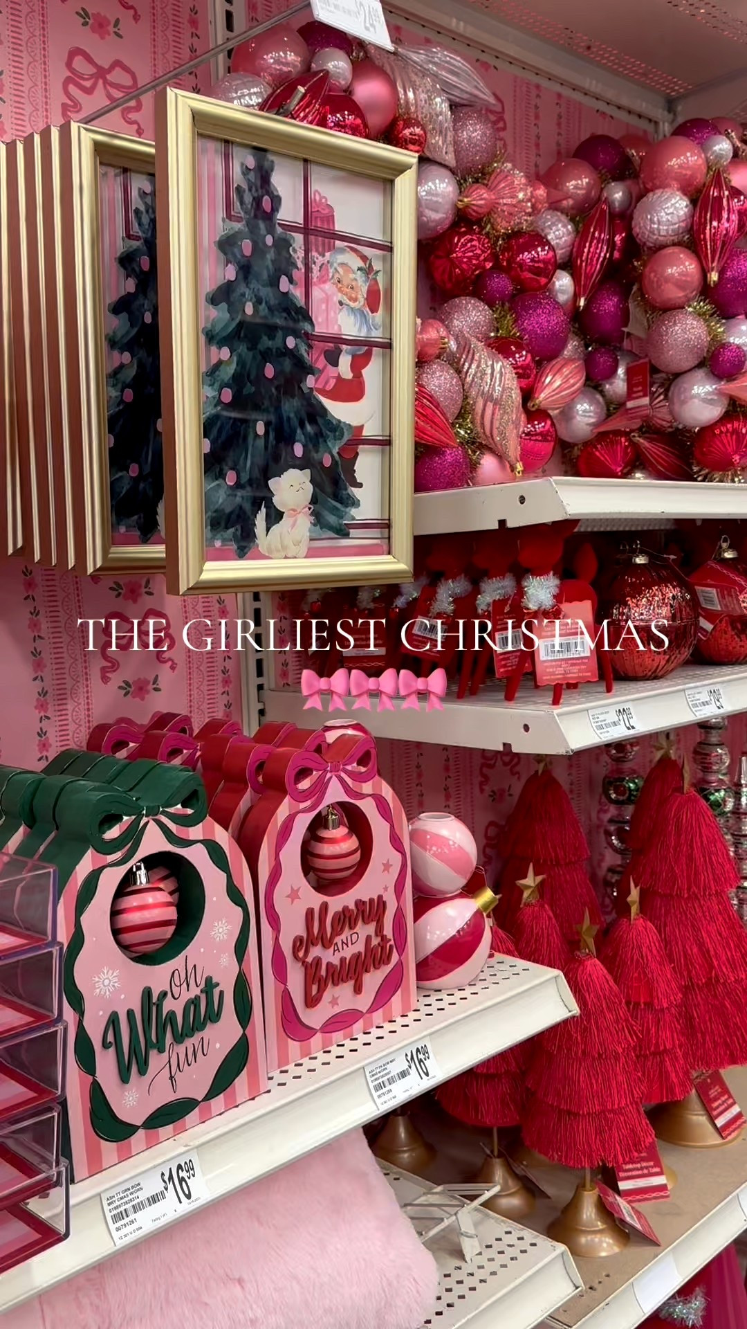 GIRLY CHRISTMAS!!🎀✨

#LTKHome #LTKSeasonal #LTKHoliday