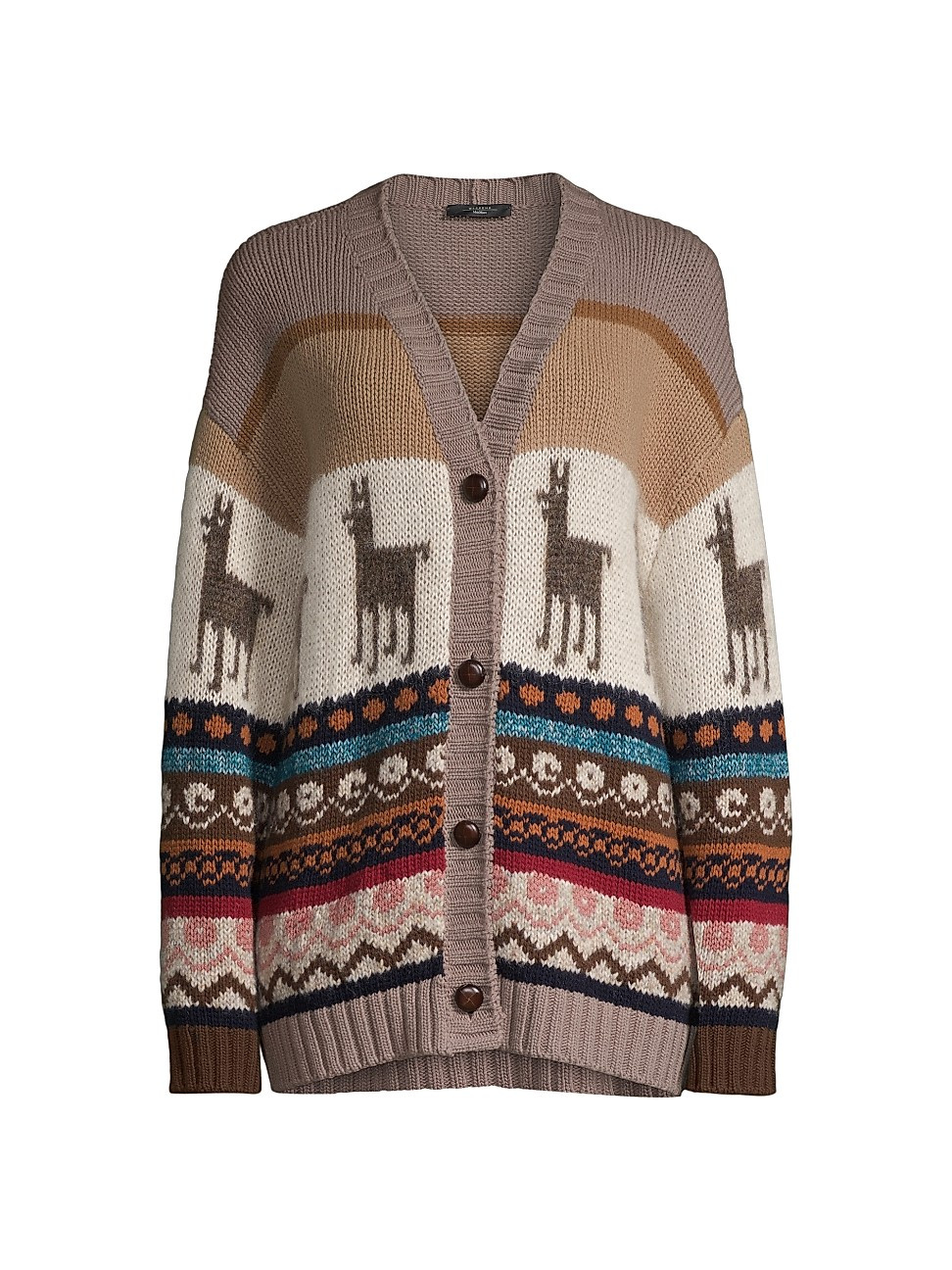 Distel Intarsia-Knit Cardigan | Saks Fifth Avenue