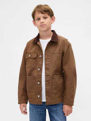 Kids Canvas Utility Jacket | Gap (US)