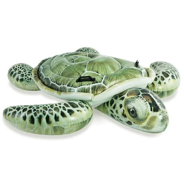 Intex 6' Sea Turtle Ride-On Inflatable Float - Realistic Print | Walmart (US)