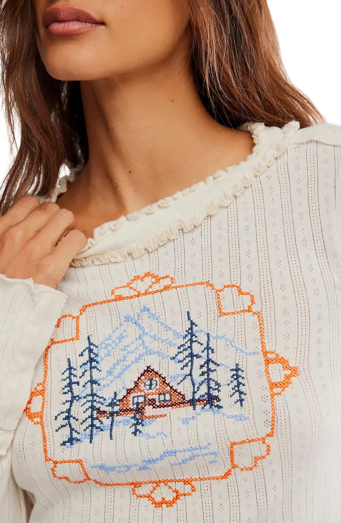 Through the Woods Long Sleeve Top | Nordstrom