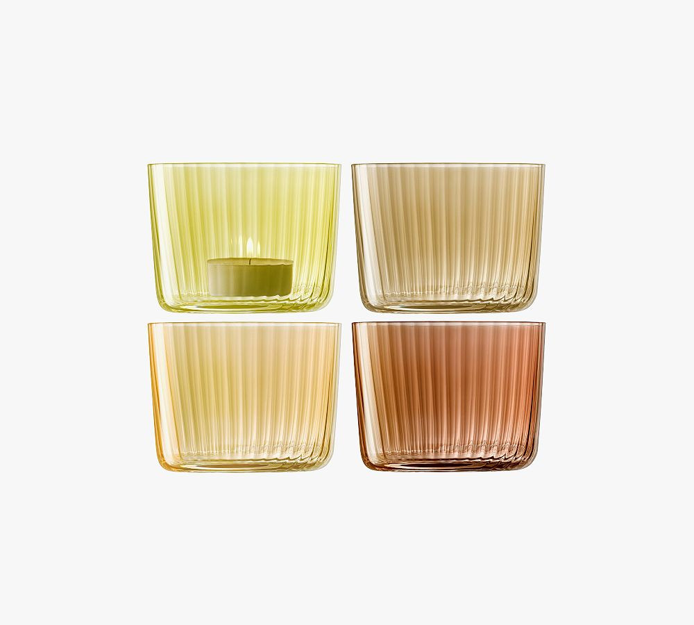 Gems Tealight Candleholders - Set of 4 | Pottery Barn (US)