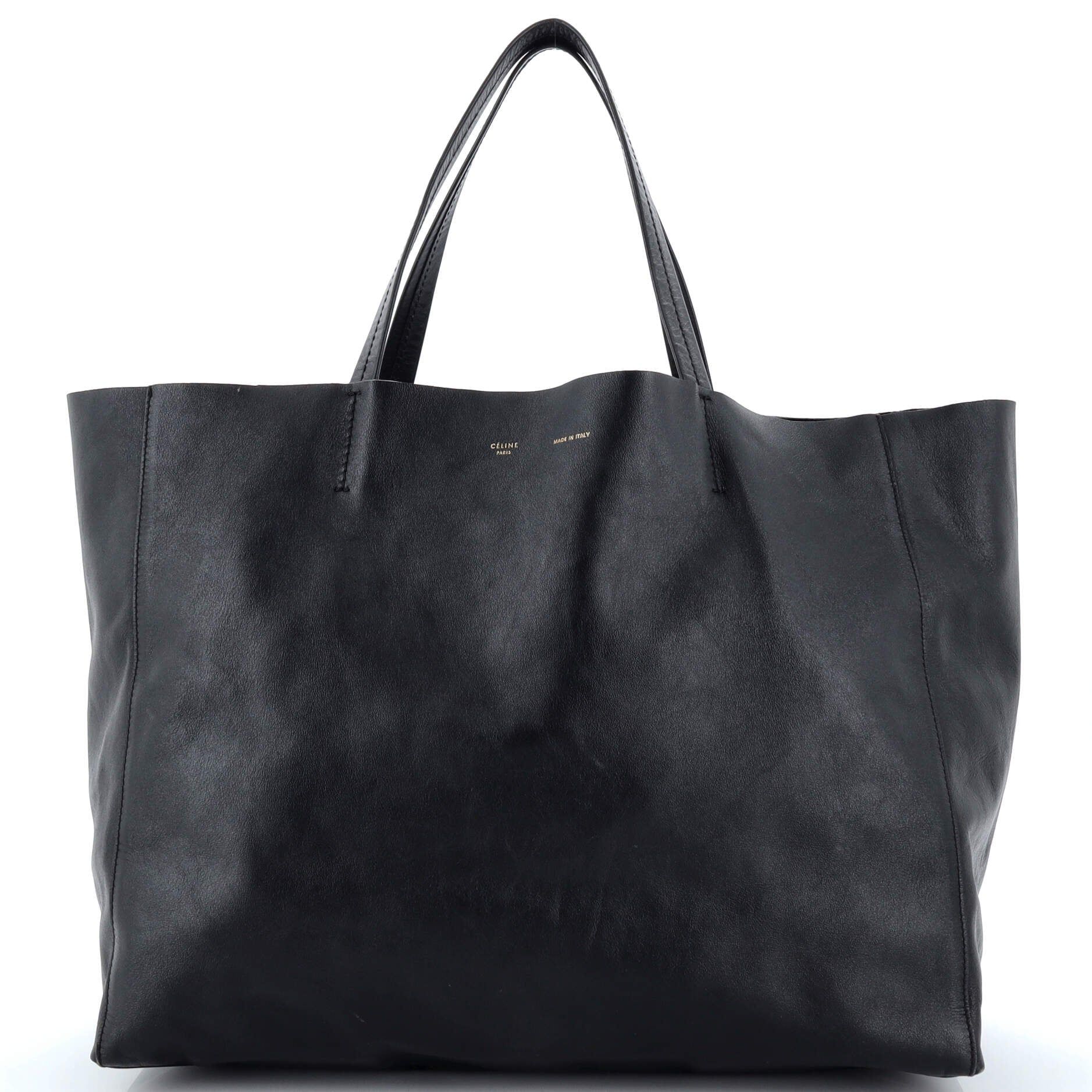 CELINE Horizontal Cabas Tote Leather Large | Rebag