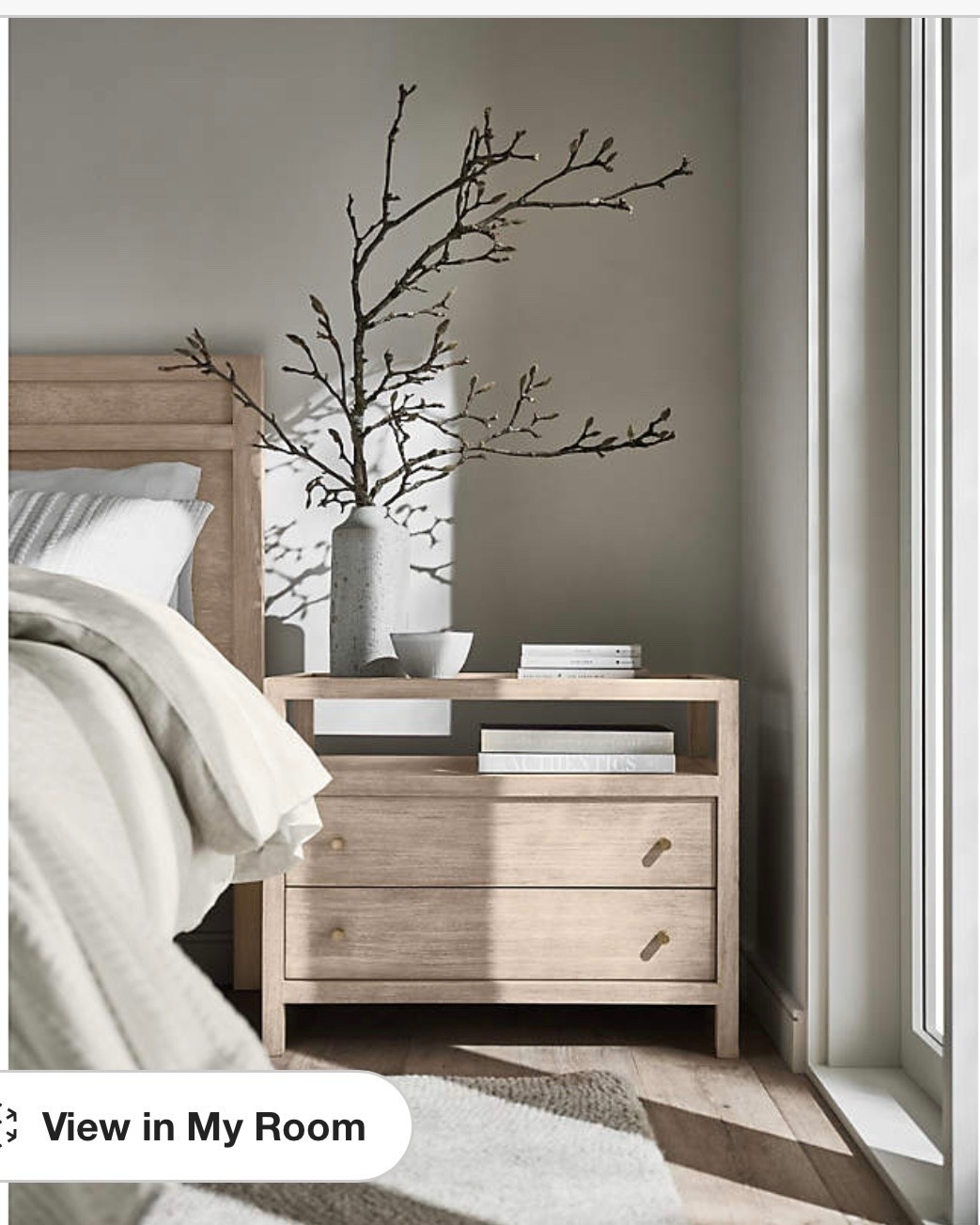 Crate and barrel night stands for master bedroom 
#nightstands
#bedroom
#bedroom
# side tables
#wood


#LTKU #LTKSaleAlert #LTKHome
