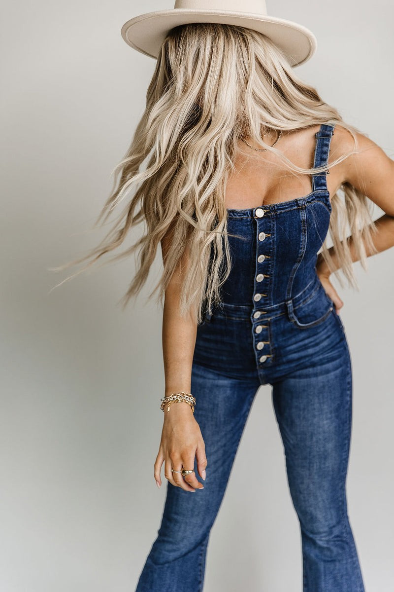 Connie Denim Jumpsuit | Mindy Mae's Market