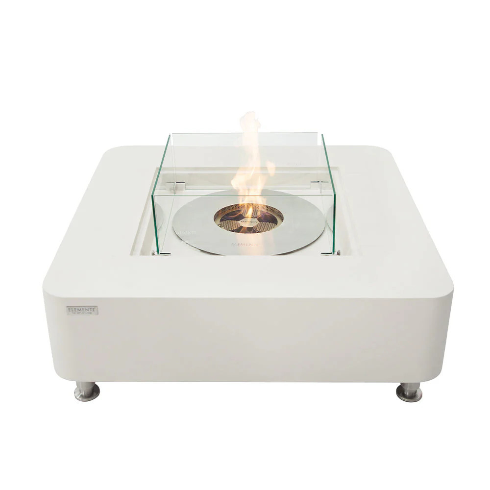 Envelor 40-in x 40-in Ethanol fuel Fireplace one_size in White | ECG02CW-1 | Lowe's