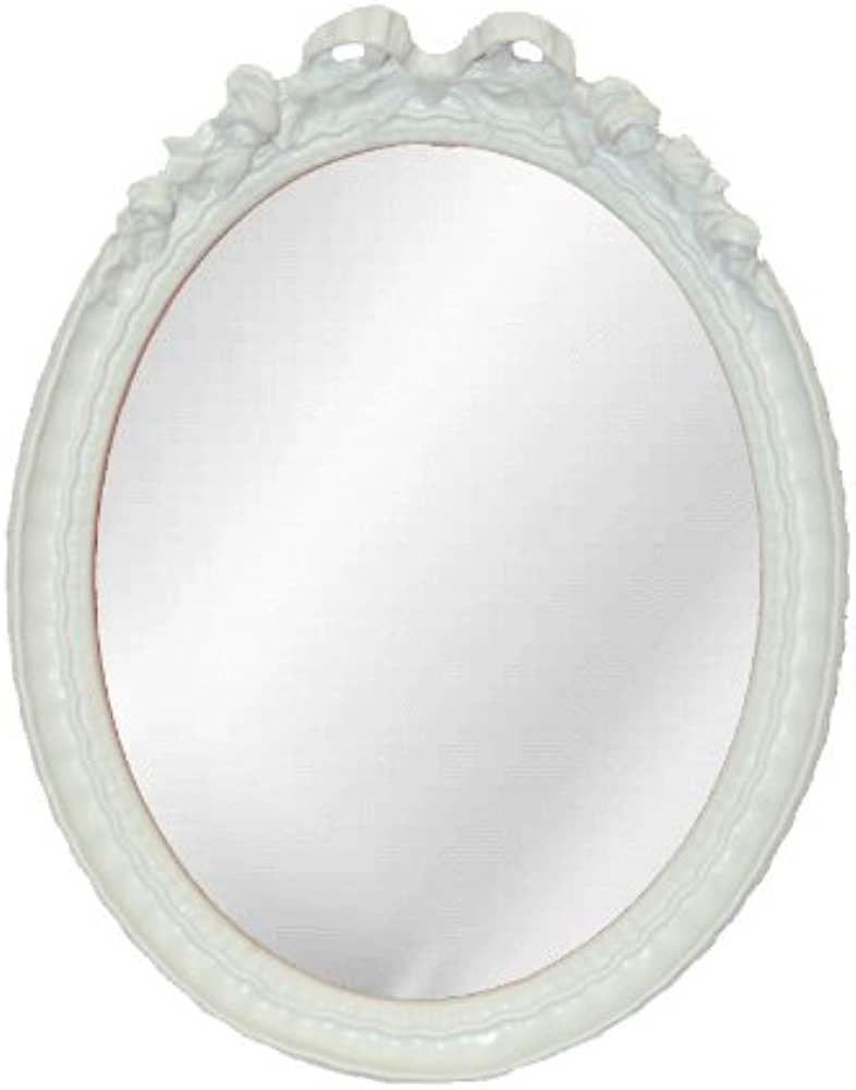 Hickory Manor House Oval Bow Mirror, Bright White | Amazon (US)