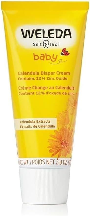 Weleda Baby Calendula Diaper Cream, 2.8 Fluid Ounce, Plant Rich Protection with Calendula, Chamom... | Amazon (US)