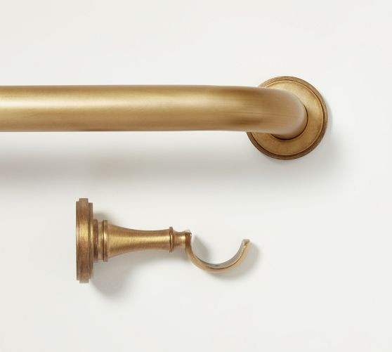 Somorset Hidden Connection Room Darkening Curtain Rod | Pottery Barn (US)