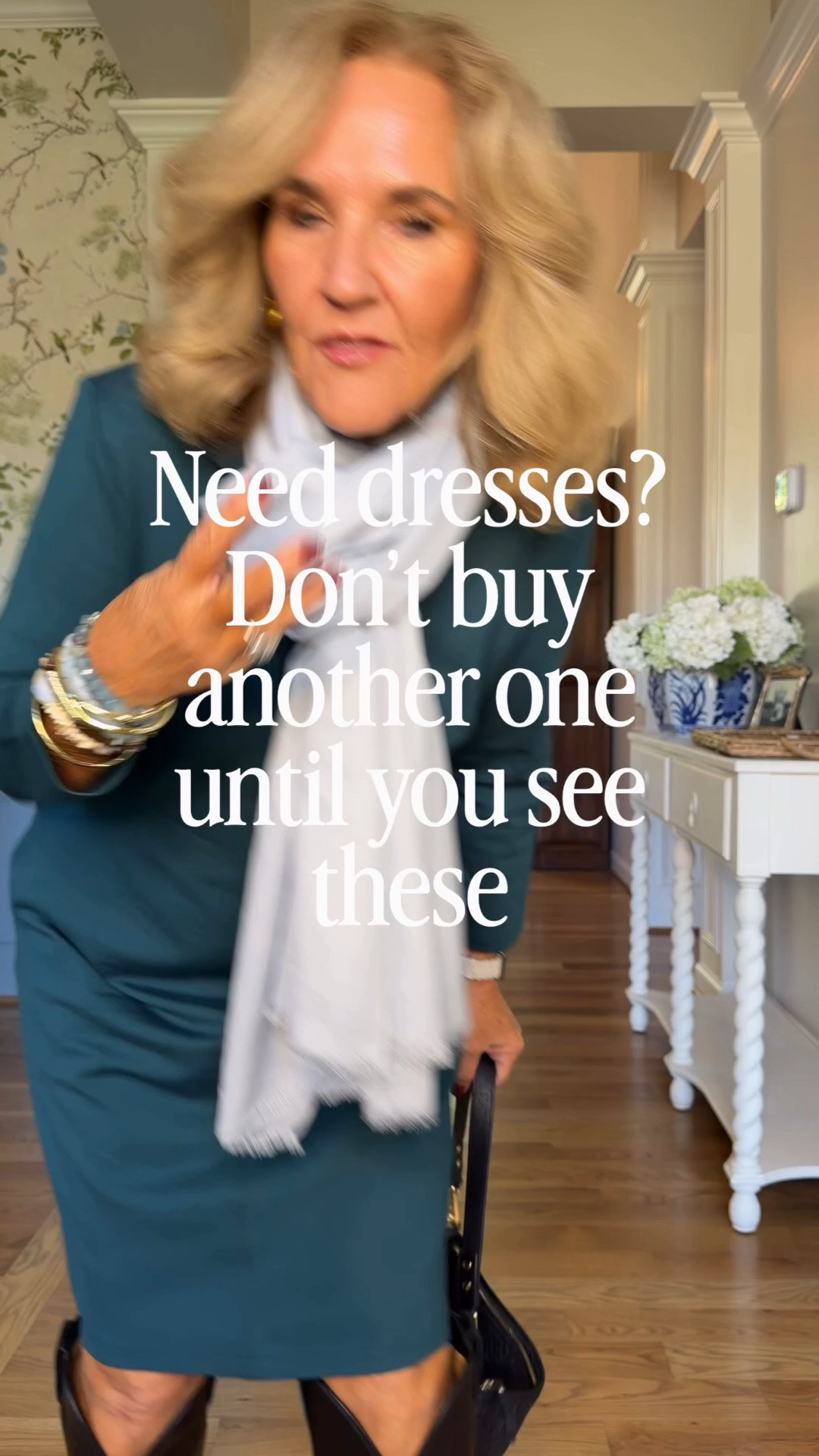 @Quince #quincepartner
3 dresses, 6 outfits  
Wearing size medium in all 
Tall black leather boots size 10 (I sized up a ½)
Pink suede loafers true to size with socks or size down without, they do stretch
Holiday day, fall dress, winter dress, work outfit, office outfit