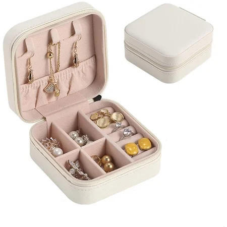 Micaloco Jewelry Tray Ring and Earring Organizer Jewelry Box Jewelry Box with 18 Compartments Velvet | Walmart (US)