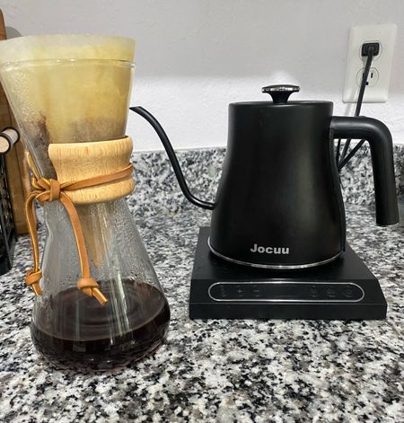 Favorite pour over coffee supplies. The kettle is so fast and easy. The Chemex is lovely and great quality !

#LTKhome