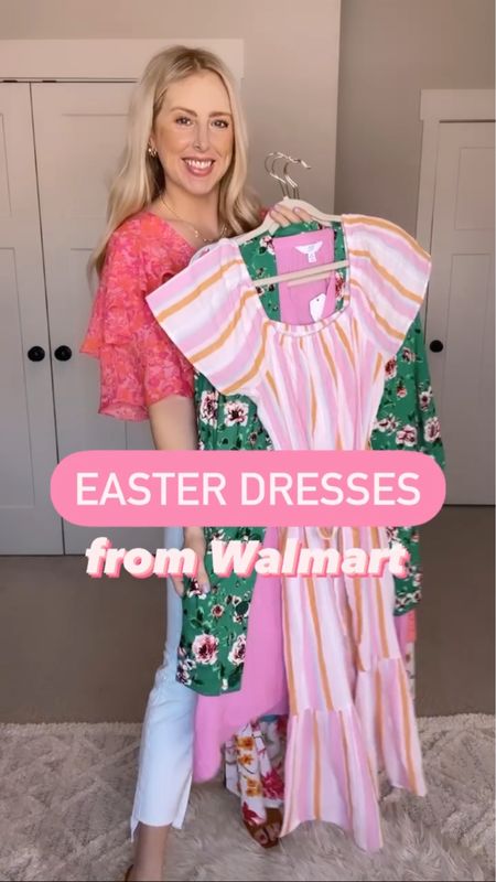 Instagram reel, Easter dress, Walmart dress, Walmart outfit, time and tru, baby shower dress, spring dress, floral kimono, eyelet dress 

#LTKstyletip #LTKSeasonal #LTKunder50