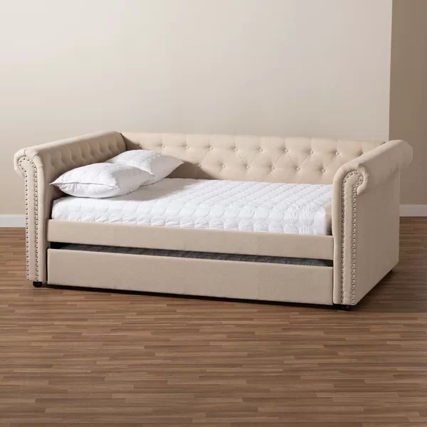 Mickel Upholstered Daybed with Trundle | Wayfair North America