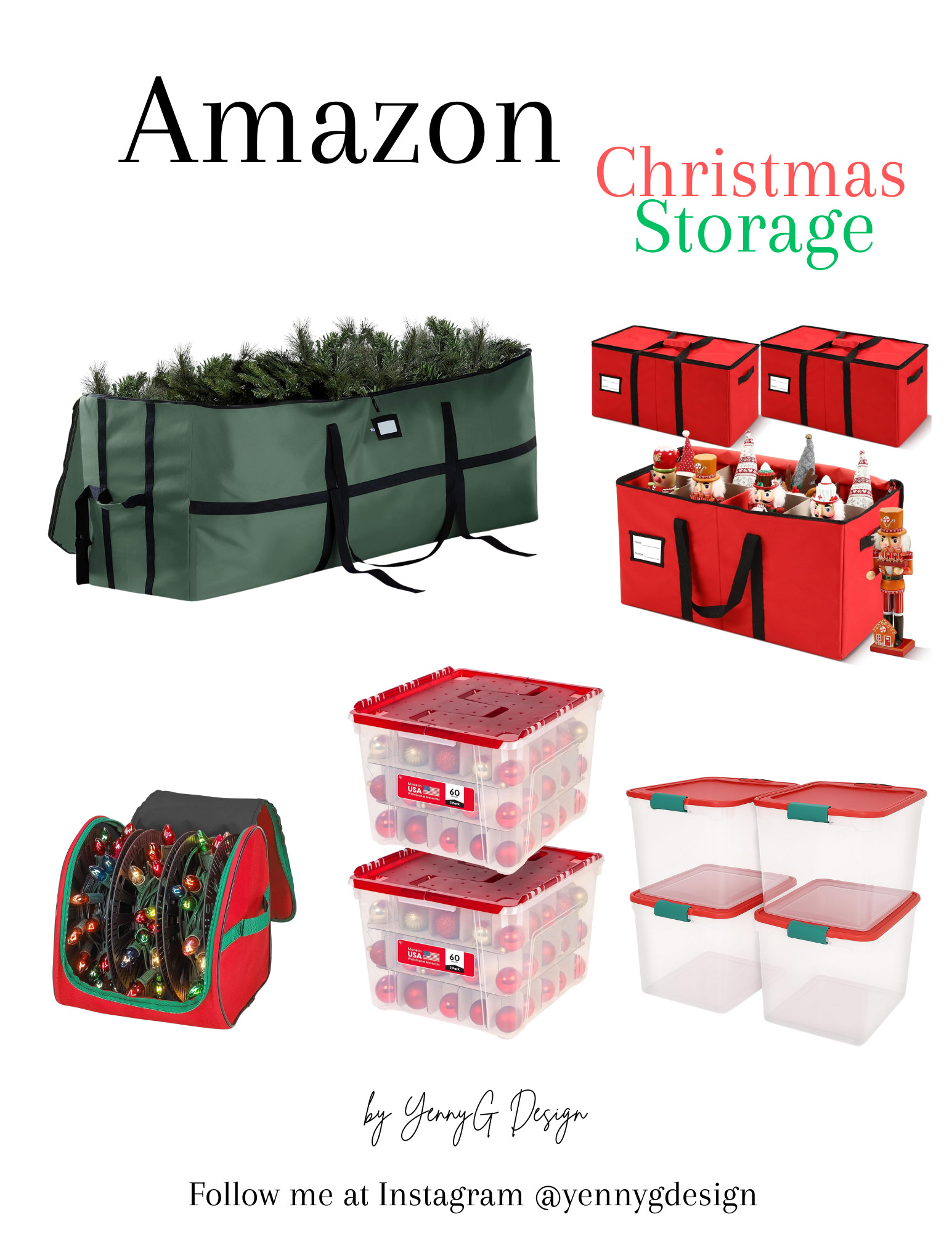 The holidays may be winding down, but the love in what you created stays.
Now it’s time to care for those memories by storing everything safely for next year.
#LTKstorage  

 #LTKSeasonal #LTKHome #LTKFindsUnder100