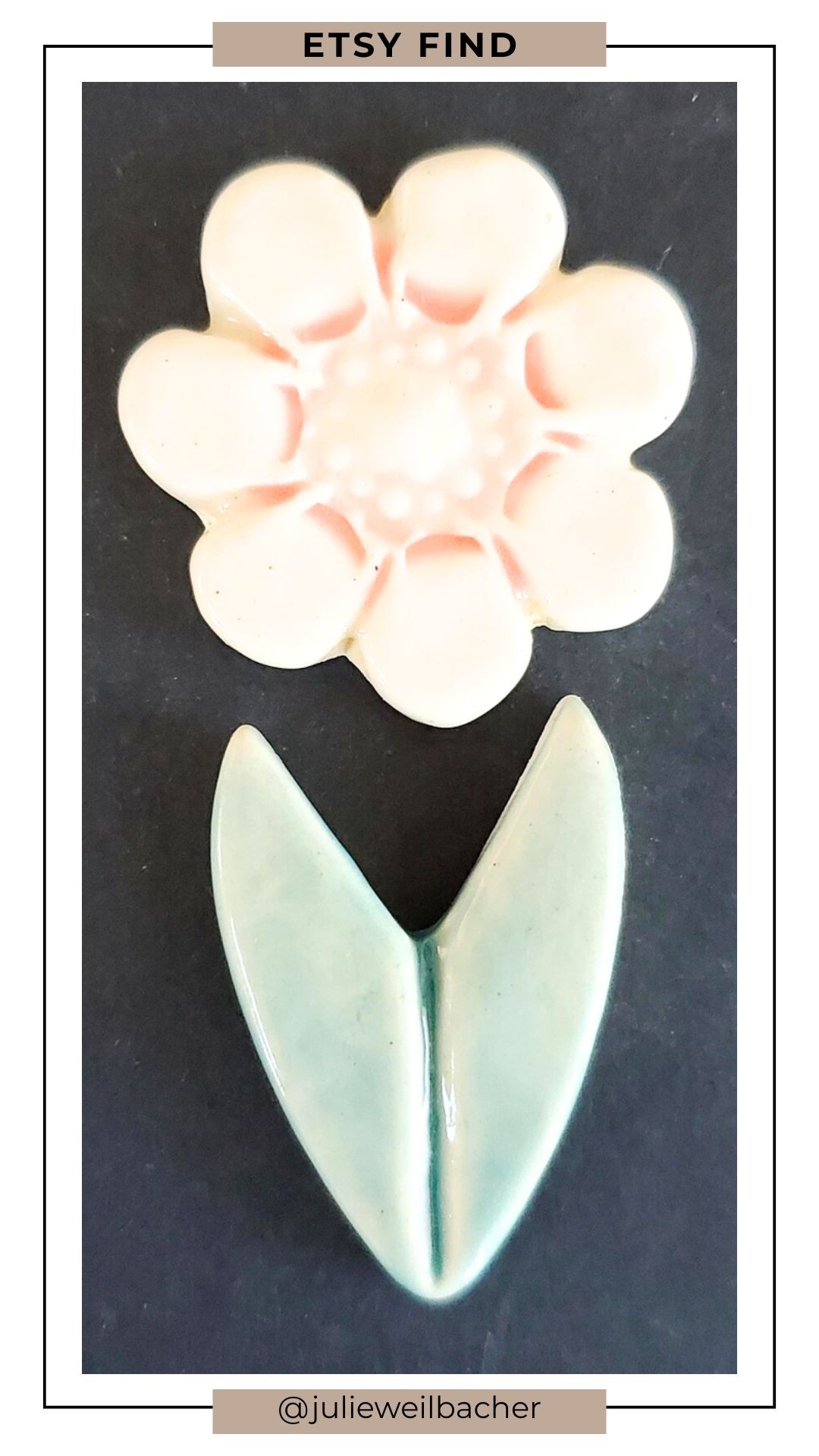 Soft, sculptural, and full of calm creative energy. 🤍🌿 These handmade ceramic flower and leaf pieces are beautiful for mosaics, mixed media art, and thoughtful DIY decor. Use them as a focal point, build a composition around them, or even style them on a shelf or coffee table for a subtle, nature-inspired touch. Perfect for artists and flower lovers who love organic shapes, neutral palettes, and timeless design.

For mosaic tips, tutorials, inspiration, and so much more please visit my YouTube channel: YouTube.com/julieweilbacher. Follow @julieweilbacher on Instagram for all things mosaic art.

#flowerart #backsplash #mosaic #etsy #ceramictile #natureinspired #mixedmediaart #ceramicart #organicdesign #homedecor #craftsupplies #neutraldecor #floraldecor

#LTKFindsUnder50 #LTKHome