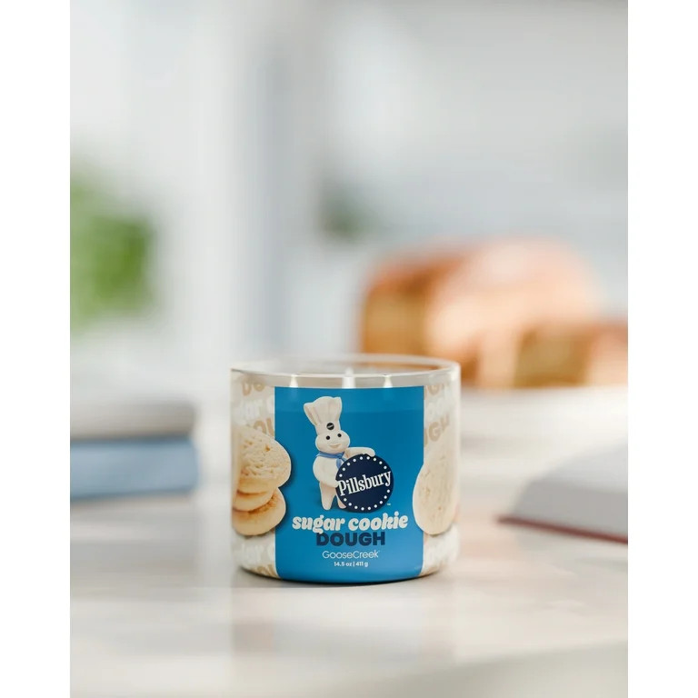 Goose Creek 3-Wick Pillsbury Sugar Cookie Dough Scented Jar Candle, 14.5oz. | Walmart (US)