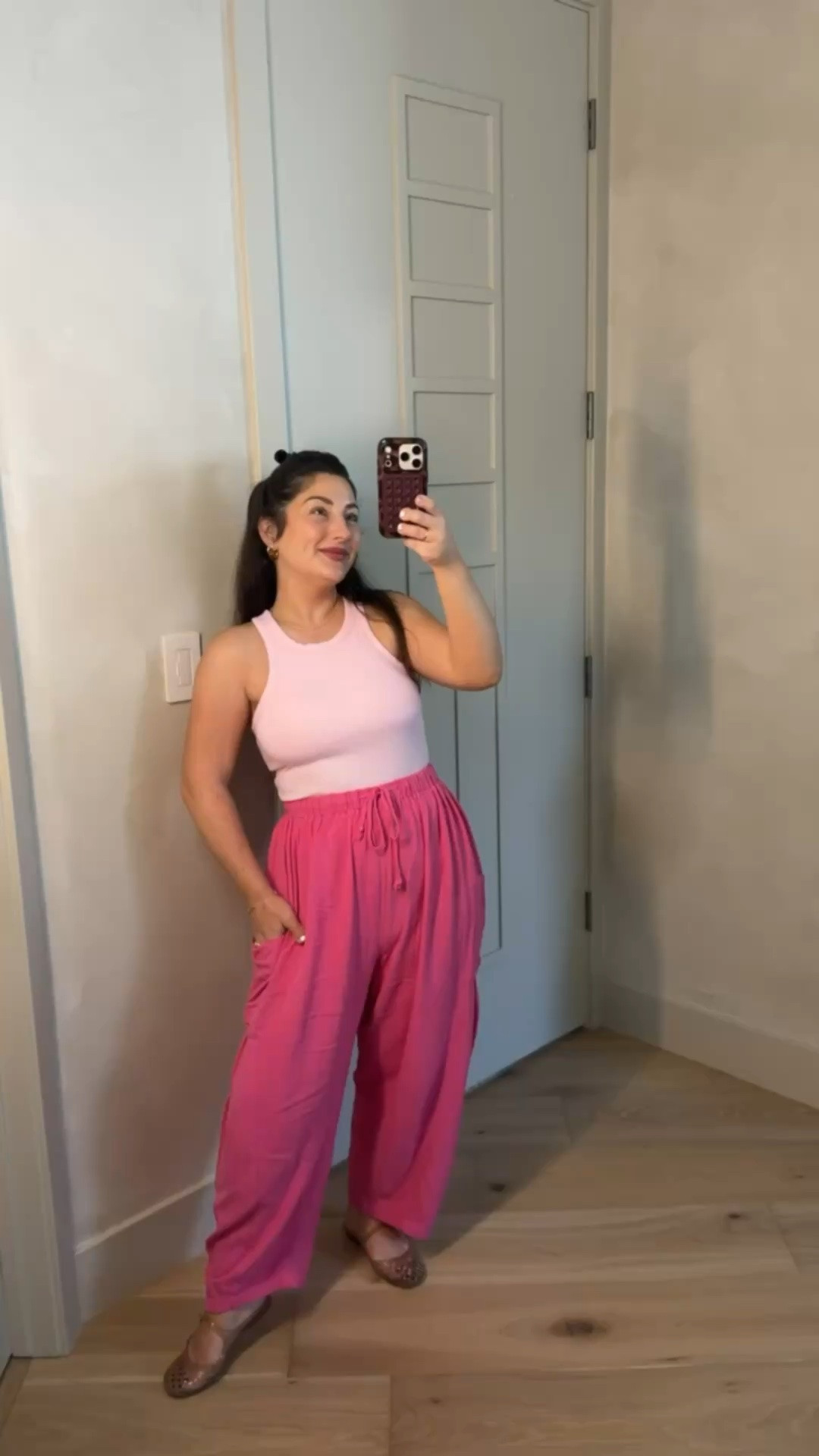 This outfit is bright and fun, and bringing me joy!!

Tank with built in shelf and removable pads size small

Oversized boho style pants size small 

5'0" 140lbs
Petite friendly

#LTKootd #LTKSaleAlert #LTKPetite