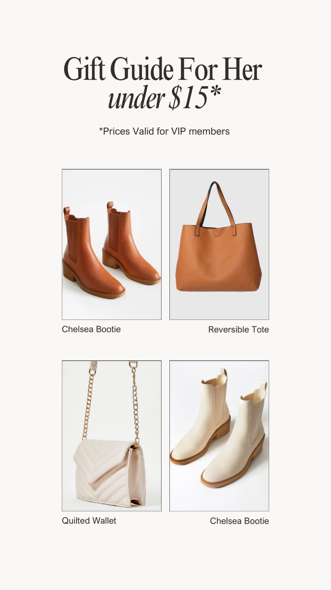 Shop this gifts for under $15 and find the perfect fall/winter items for her. 

#LTKGiftGuide #LTKfindsunder50 #LTKsalealert