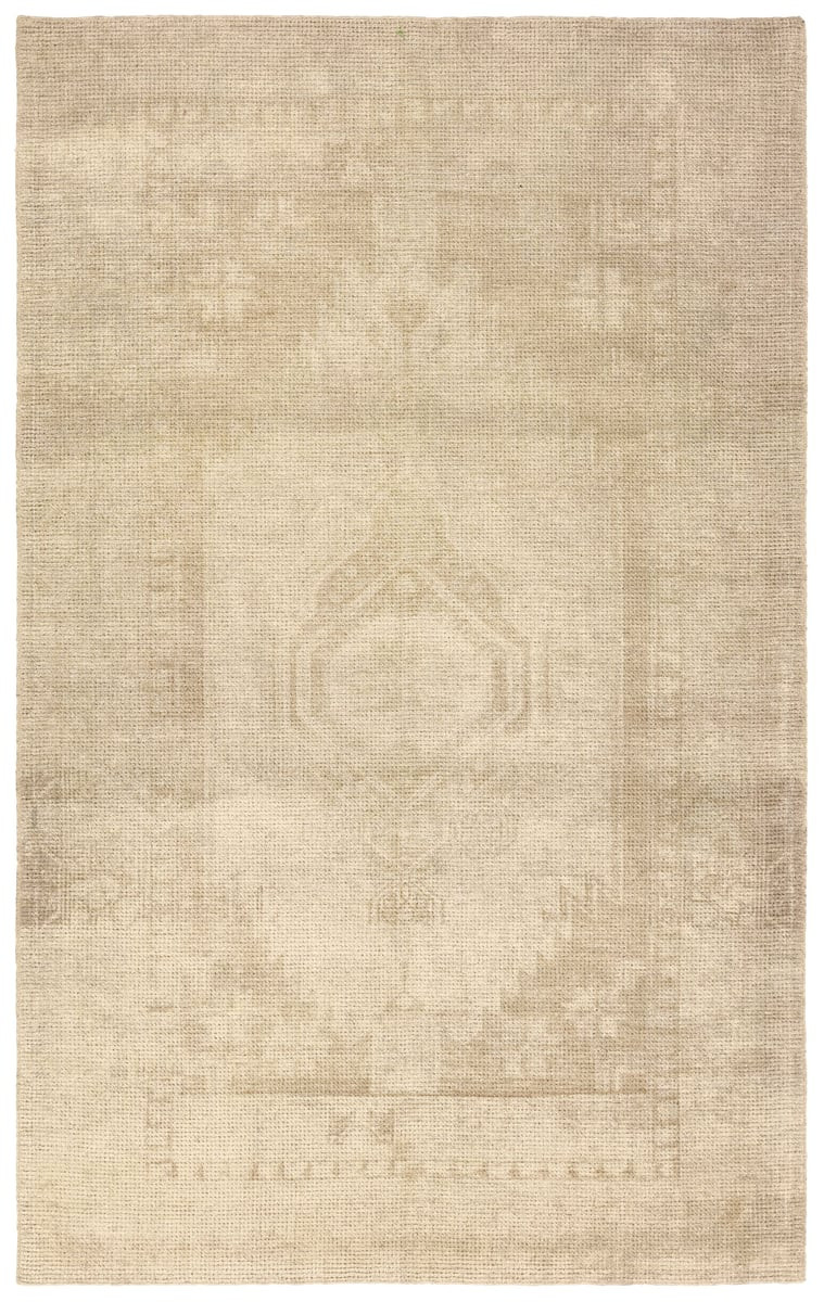Tesorino Cuore Tan/Cream (TRN-01) Handwoven Printed Area Rug | Rugs Direct