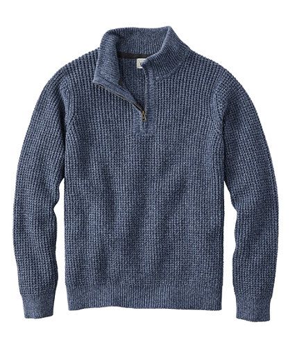 Men's Organic Cotton Sweater, Quarter Zip | L.L. Bean