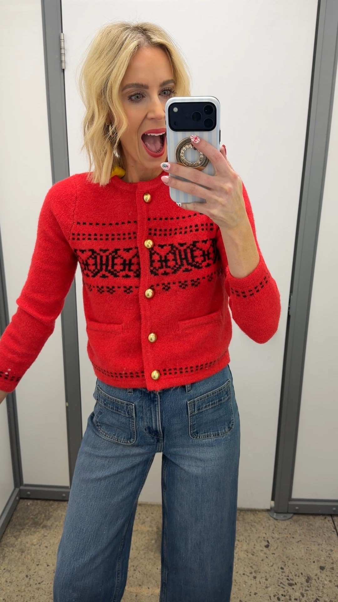 Walmart cardigan and the best $28 jeans!! Madewell look for less!