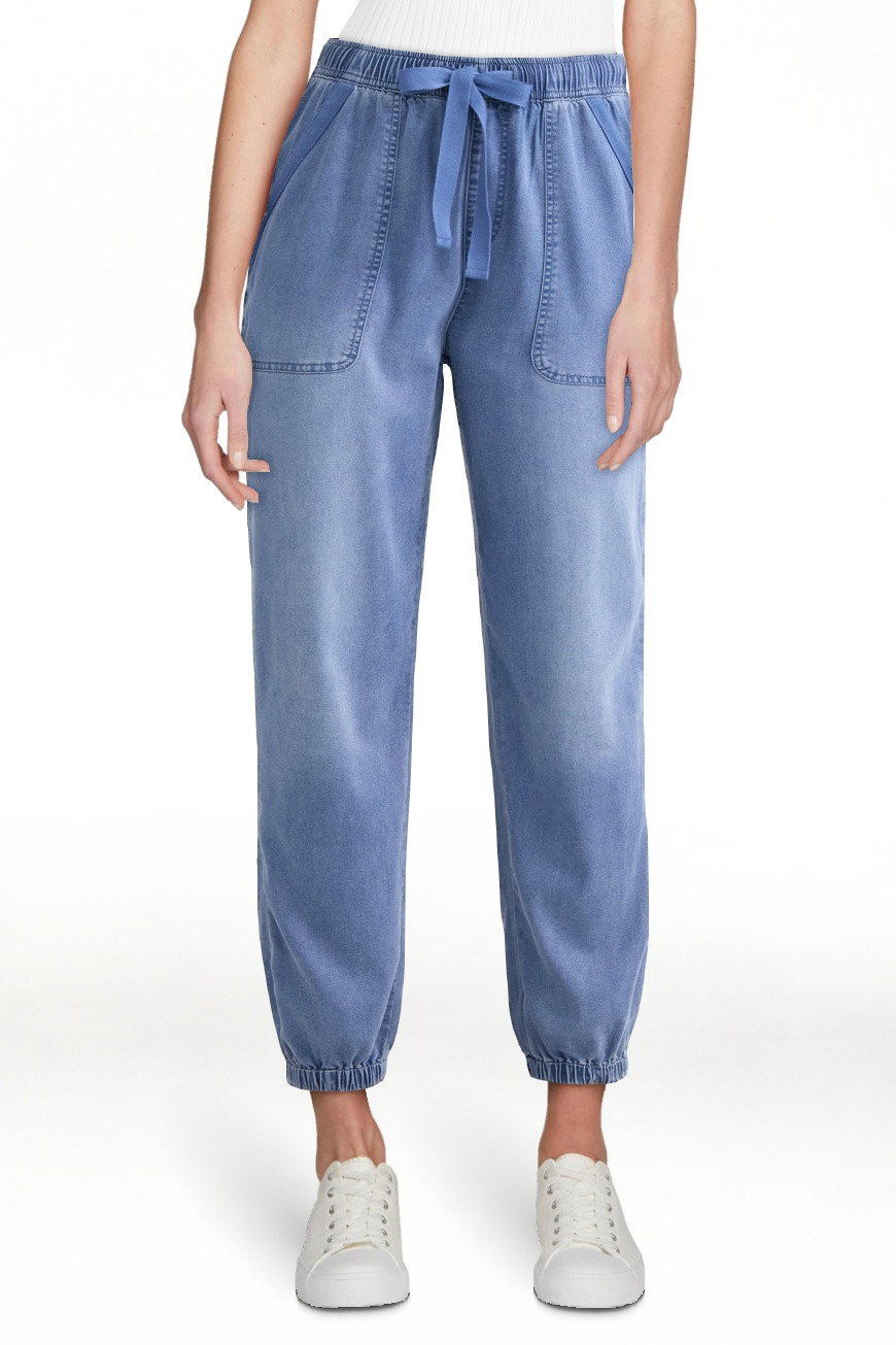 Time and Tru Women's High Rise Parachute Jogger, 28" Inseam, Sizes XS-XXXL | Walmart (US)