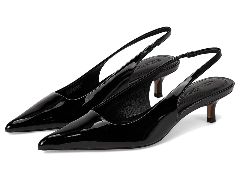 Steve Madden Kittie Women's Shoes Black Patent : 8 M, Synthetic | Zappos