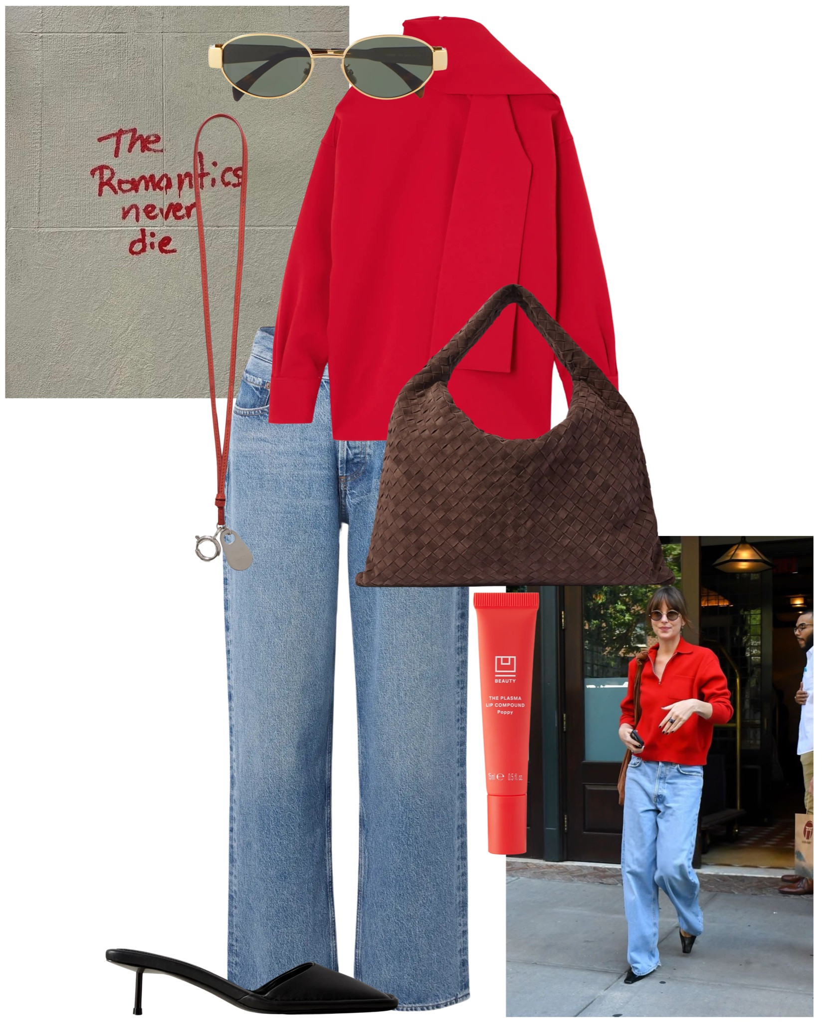 Outfit Ideas For… a pop of red ❤️ 

Red Knit | Agolde Baggy Jeans | Bottega Bag | Brown Bag | Red Key Chain | The Row | Double Denim| Denim Shirt | Trench Coat 

#LTKstyletip #LTKeurope #LTKuk