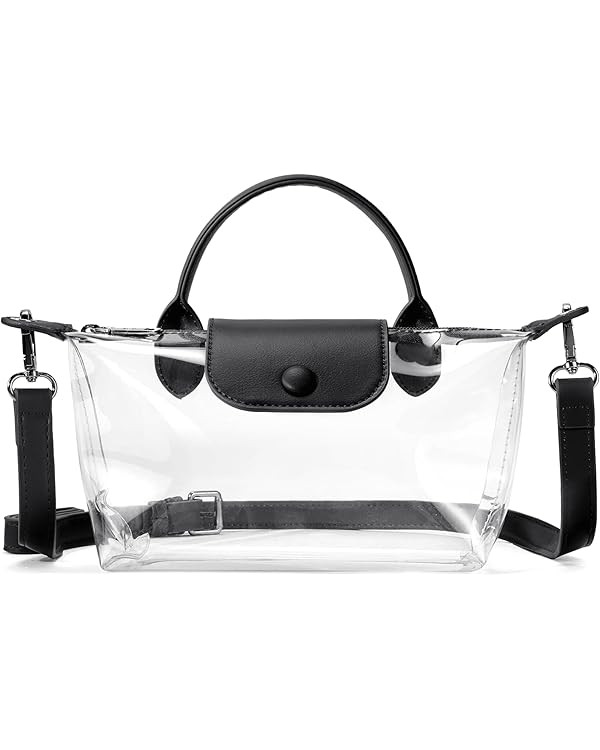 BOSTANTEN Clear Bag for Stadium Approved Small Crossbody Purse Handbags for Concerts Sports Event... | Amazon (US)