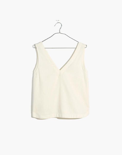 (Re)sponsible V-Neck Button-Back Sleeveless Top | Madewell